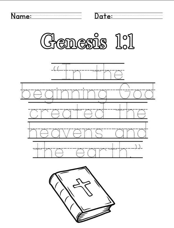Bible Verse Tracing  FREE