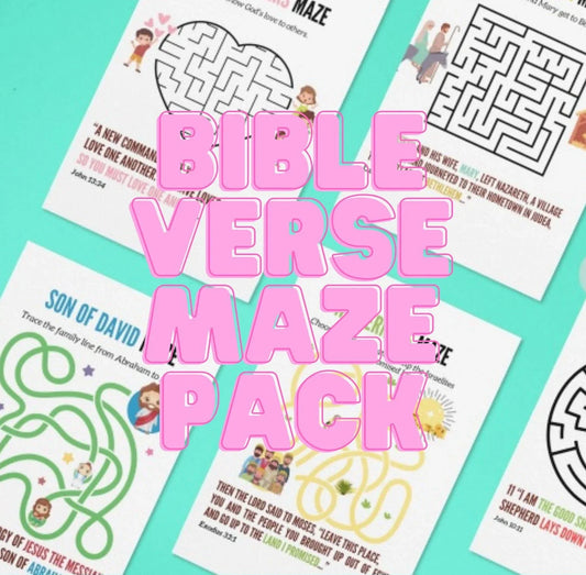 Bible Verse Mazes